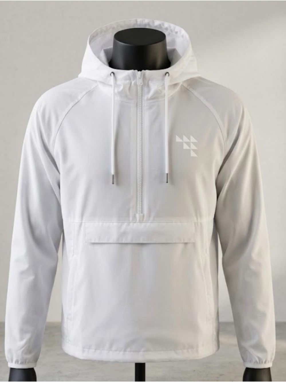 “NEW ORDER” 1/2 zip Hooded Windbreaker Tour Jacket.  MIAMI RESIDENCY RARE XXl